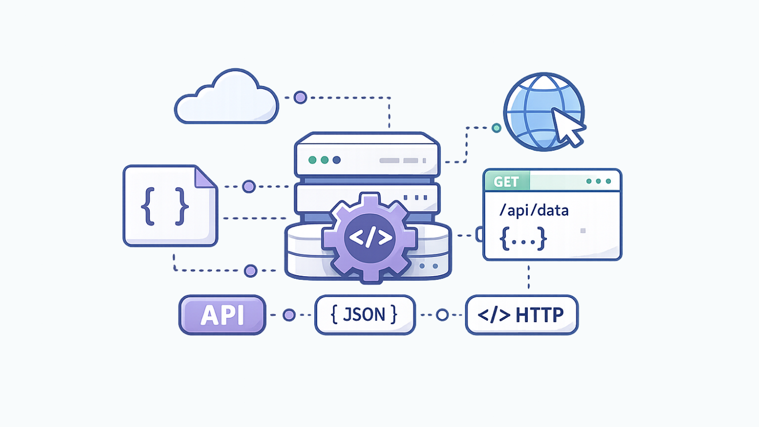 Diagrama de una API REST