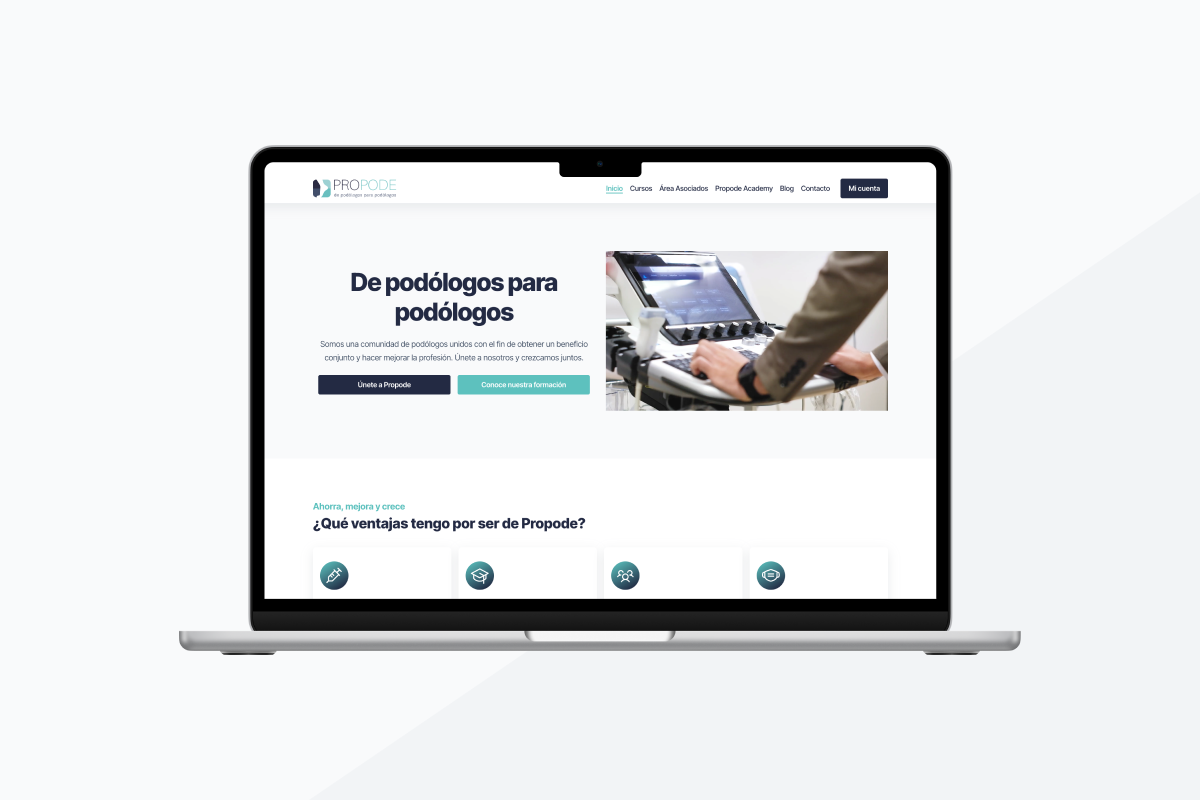 Plataforma de formación online Propode